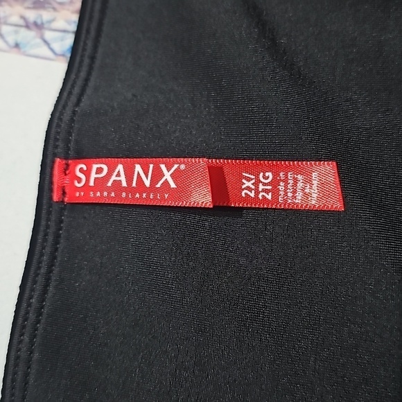 Spanx Black Velvet Skinny Pants Size 2X High-Waisted - Picture 4 of 5